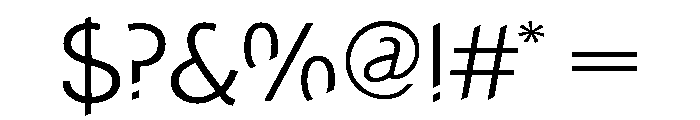 Concept Sans Light Font OTHER CHARS