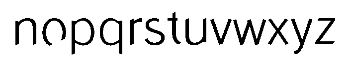 Concept Sans Light Font LOWERCASE