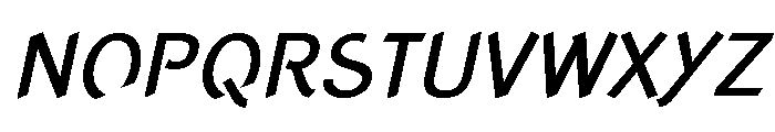 Concept Sans Medium Italic Font UPPERCASE