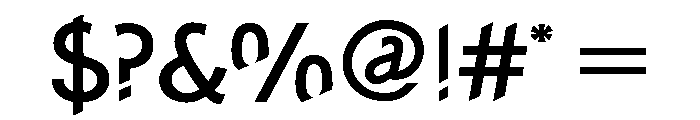 Concept Sans Medium Font OTHER CHARS