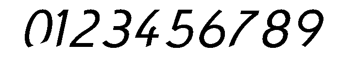 Concept Sans Regular Italic Font OTHER CHARS