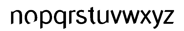 Concept Sans Regular Font LOWERCASE