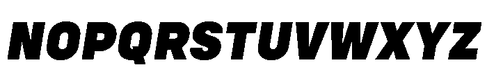 Config Black Italic Font UPPERCASE