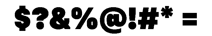 Config Black Font OTHER CHARS