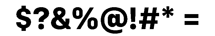 Config Bold Font OTHER CHARS