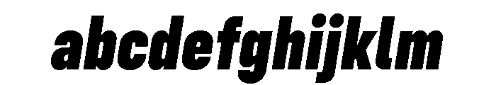 Config Condensed Black Italic FONT