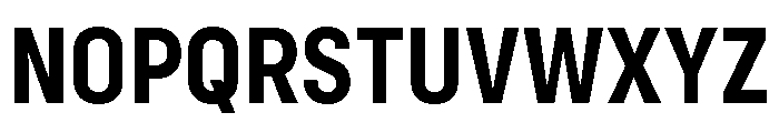Config Condensed Bold Font UPPERCASE