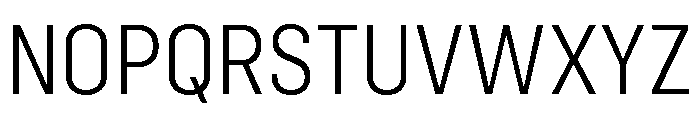 Config Condensed Light Font UPPERCASE