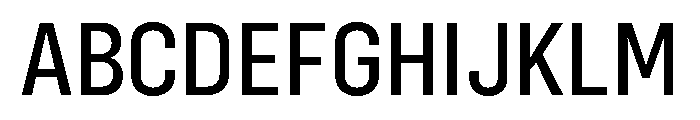 Config Condensed Medium Font UPPERCASE