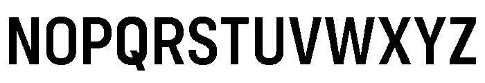 Config Condensed Semi Bold Font UPPERCASE