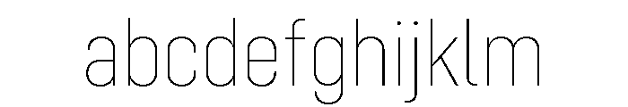 Config Condensed Thin FONT