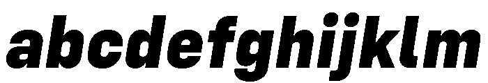 Config Extra Bold Italic FONT