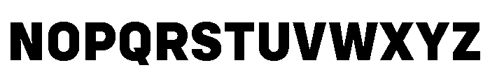 Config Extra Bold Font UPPERCASE