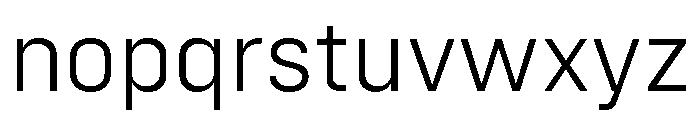Config Light Font LOWERCASE