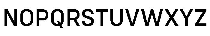 Config Medium Font UPPERCASE