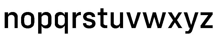 Config Medium Font LOWERCASE