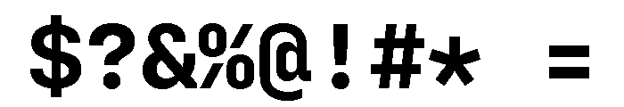 Config Mono Bold Font OTHER CHARS