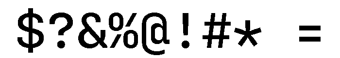 Config Mono Medium Font OTHER CHARS