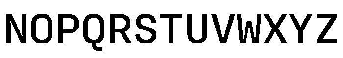 Config Mono Medium Font UPPERCASE