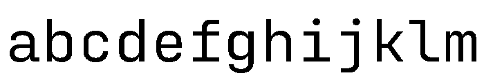 Config Mono Regular FONT