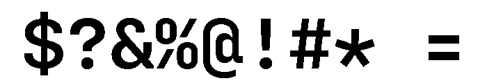 Config Mono Semi Bold Font OTHER CHARS