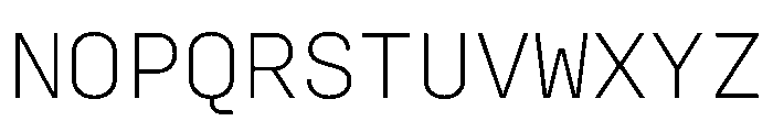 Config Mono Font UPPERCASE