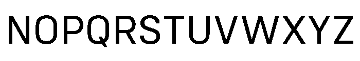 Config Regular Font UPPERCASE