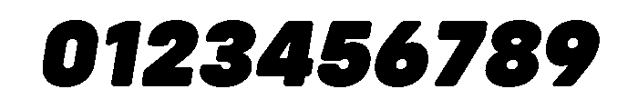 Config Rounded Black Italic Font OTHER CHARS