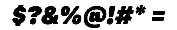 Config Rounded Black Italic Font OTHER CHARS