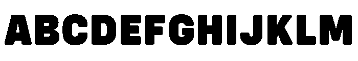 Config Rounded Black Font UPPERCASE