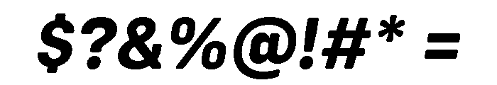 Config Rounded Bold Italic Font OTHER CHARS