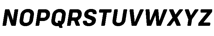Config Rounded Bold Italic Font UPPERCASE