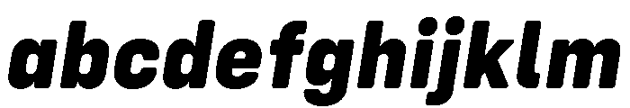 Config Rounded Extra Bold Italic FONT