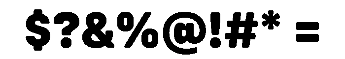 Config Rounded Extra Bold Font OTHER CHARS