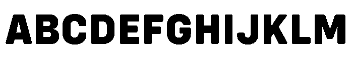 Config Rounded Extra Bold Font UPPERCASE