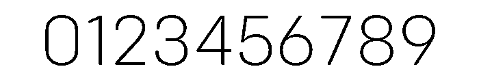 Config Rounded Extra Light Font OTHER CHARS