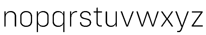 Config Rounded Extra Light Font LOWERCASE