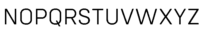Config Rounded Light Font UPPERCASE