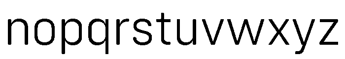 Config Rounded Light Font LOWERCASE