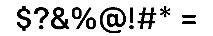 Config Rounded Medium Font OTHER CHARS
