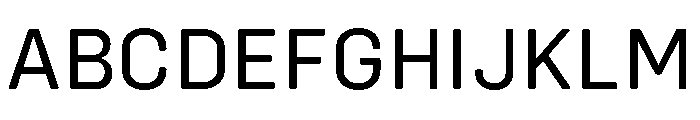 Config Rounded Regular Font UPPERCASE