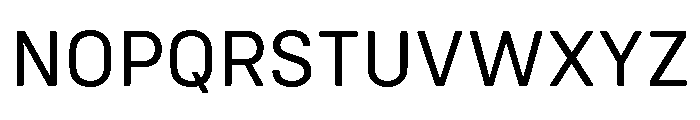 Config Rounded Regular Font UPPERCASE
