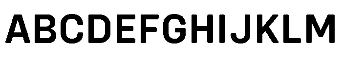 Config Rounded Semi Bold Font UPPERCASE