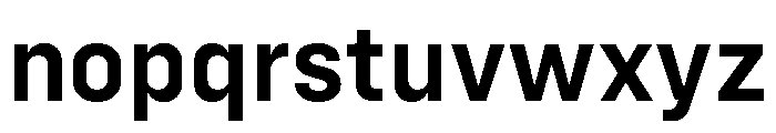 Config Semi Bold Font LOWERCASE