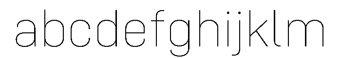 Config Thin FONT