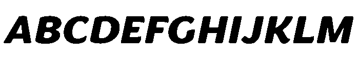 Congenial Black Italic Font UPPERCASE