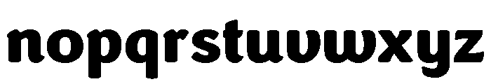 Congenial Black Font LOWERCASE
