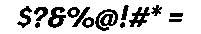 Congenial Bold Italic Font OTHER CHARS