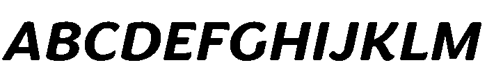 Congenial Bold Italic Font UPPERCASE