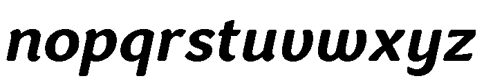 Congenial Bold Italic Font LOWERCASE